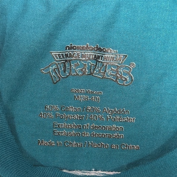 NICKELODEON Teenage Mutant Ninja Turtles T-Shirt Size M - Picture 5 of 5